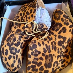 Bella Marie Leopard Print Boots